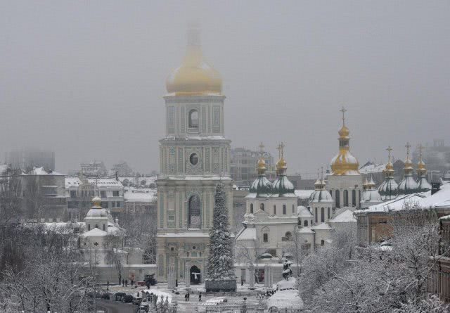 В Святой Софии в Киеве на Рождественской литургии представляют томос