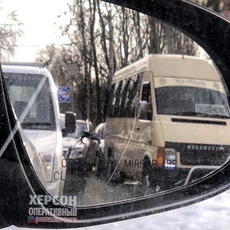 ДТП в центре Херсона спровоцировало пробку