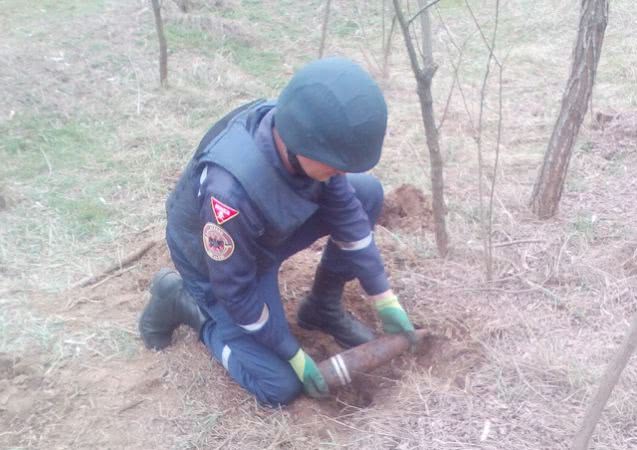 Пиротехники  уничтожили старый боеприпас