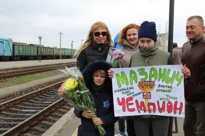 В Херсоні зустрічали чемпіонів