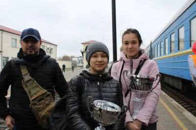 В Херсоні зустрічали чемпіонів