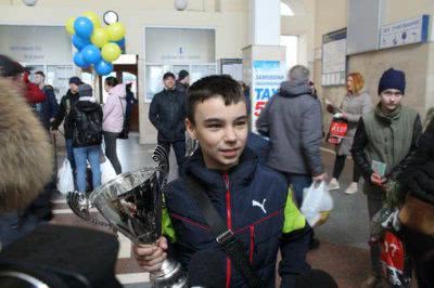 В Херсоні зустрічали чемпіонів