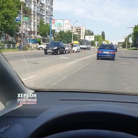 В Херсоне на Таврическом произошло ДТП