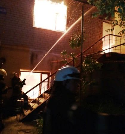 У Херсоні рятувальники ліквідували пожежу у покинутій будівлі
