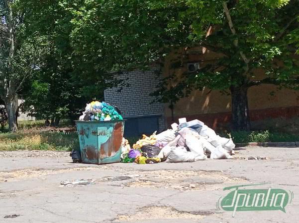 В Херсоне проблема с вывозом мусора