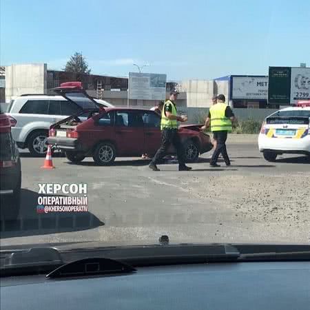 В Херсоне произошло ДТП на Бериславское шоссе