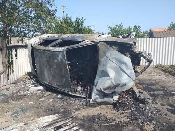Рятувальники Голопристанського району ліквідували пожежу автомобіля