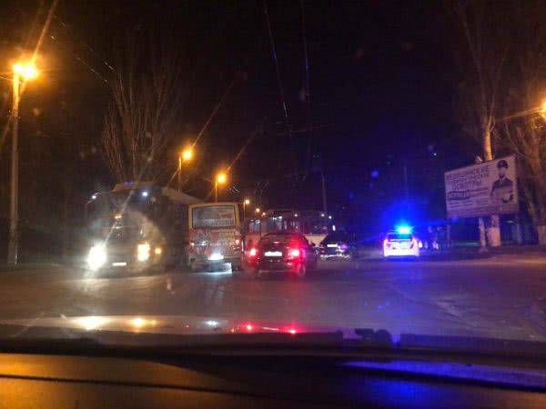В Херсоне вечернее ДТП на аварийном перекрёстке