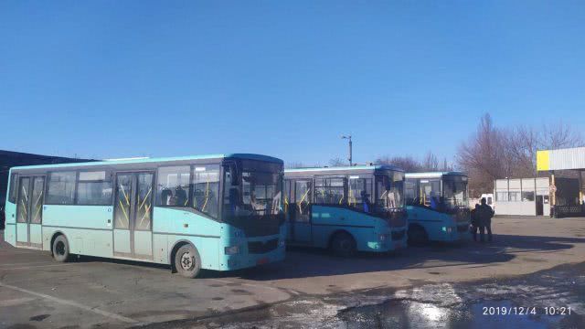 В Херсон прибыла четвертая партия автобусов "Эталон"