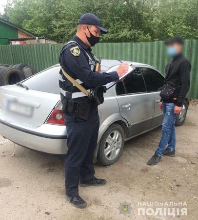 Бериславские полицейские обнаружили автомобиль с поддельными документами