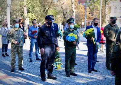 Поліція забезпечила охорону публічного порядку під час урочистих заходів присвячених Дню захисника України