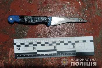 На Херсонщині поліцейські упродовж години затримали зловмисника, який поранив знайомого ножем