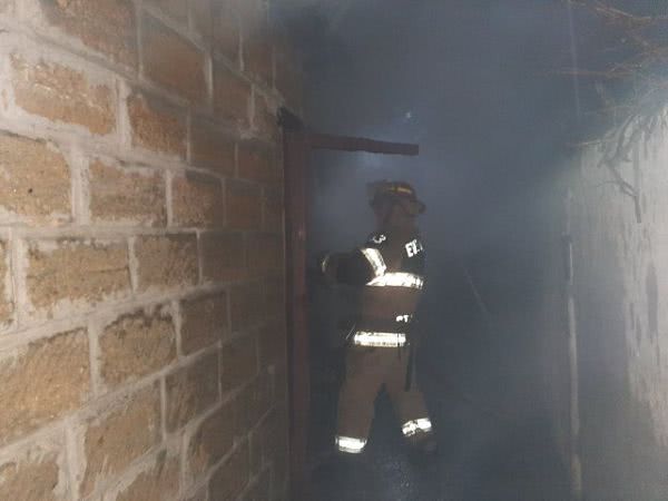 Голопристанские спасатели ликвидировали пожар гаража в селе Коробки