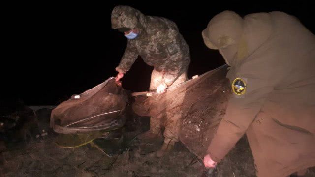 На Херсонщине пограничники в очередной раз обнаружили браконьеров