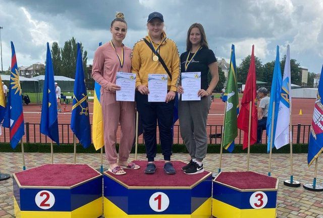 Херсонка  Валерия Дейкун - чемпионка Украины в метании диска