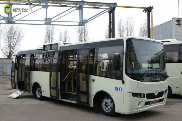 Новые автобусы будут в Херсоне в понедельник, 14 июня
