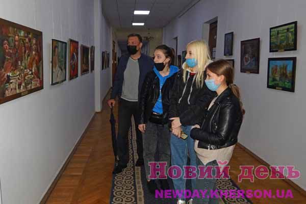 «Щоденник художника»: у Херсоні експонують роботи живописця Віталія Раковича