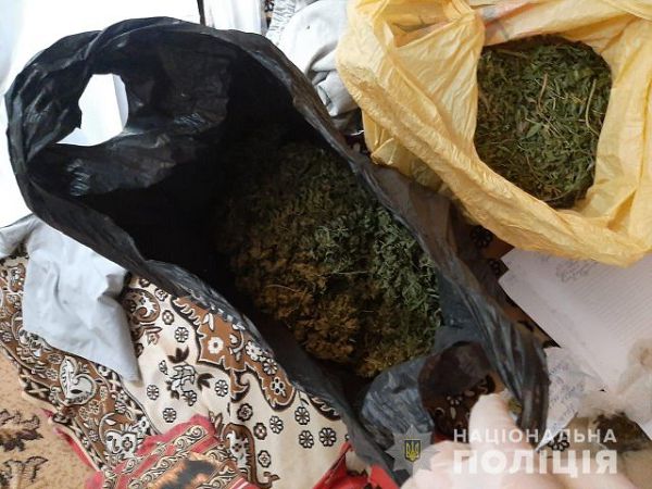 Полицейские изъяли два пакета марихуаны у жителя Геническа