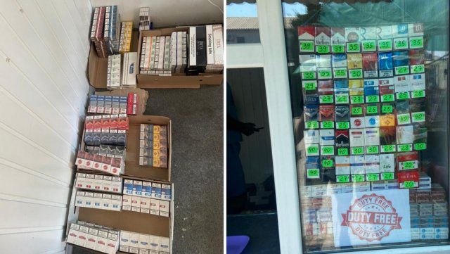 В Скадовске изъяли около тысячи пачек сигарет, которыми торговали без лицензии
