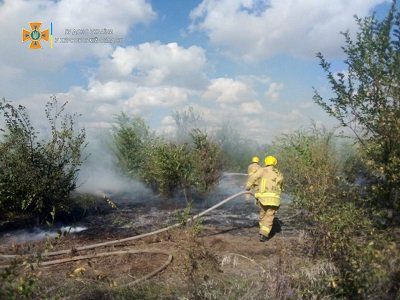 На відкритих територіях області горіли суха трава та сміття