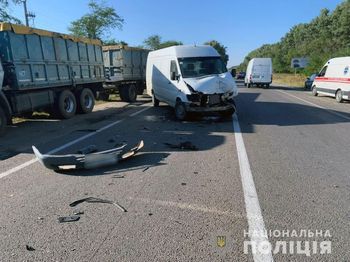 За декілька днів на Херсонщині зареєстрували 8 ДТП, 12 громадян були травмовані