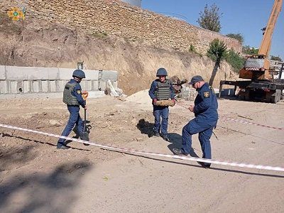 У Херсоні на будівельному майданчику виявили боєприпас