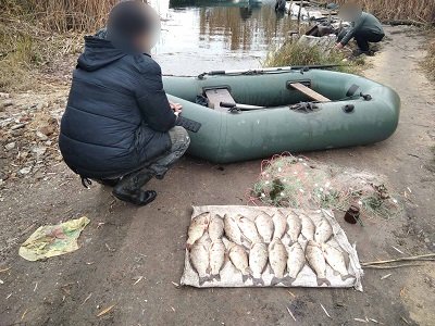 Браконьєри продовжують ловити рибу в межах території НПП «Нижньодніпровський»