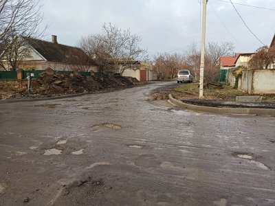 Ремонт дороги по вулиці Кримській в Херсоні