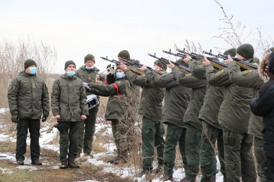 30 січня на Херсонщині похоронили трьох бійців Нацгвардії