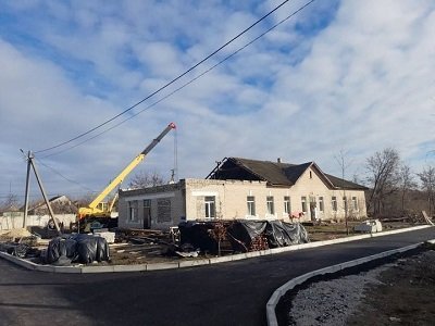 У Таврійській громаді капітально ремонтують другу чергу місцевого Центру ПМСД