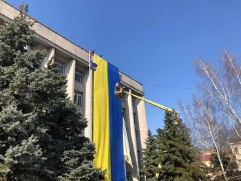 На Херсонській міській раді стяг України