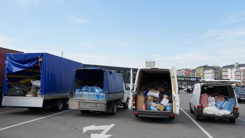 Київщина направила до Херсонщини першу партію гуманітарної допомоги