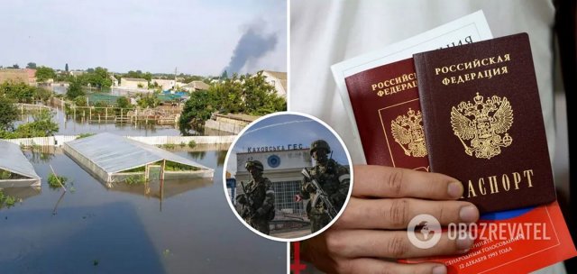 Окупанти на Херсонщині рятують лише власників російських паспортів – Генштаб