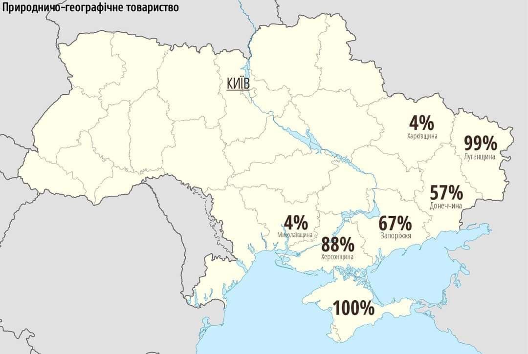Частка окупованих територій України станом 13 вересня 2022 року