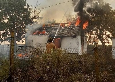 Рятувальники продовжують ліквідовувати пожежі, що виникають через обстріли