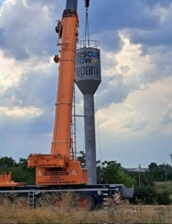 В Архангельську Бериславського району встановлено водонапірну вежу