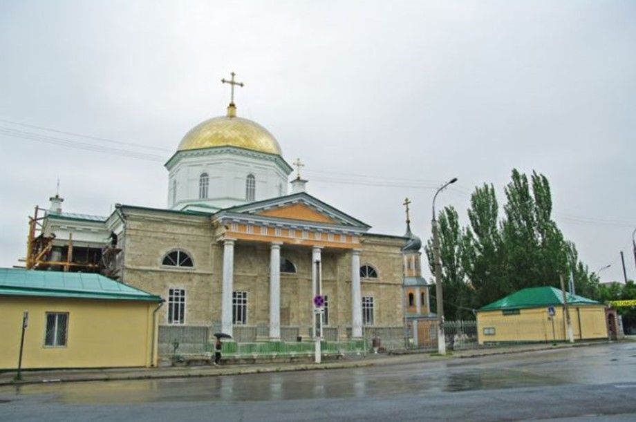 Свято-Духівський собор у Херсоні, у якому довго служив отець Никодим ще будучи священником УПЦ МП. Тамтешня парафія, за його словами, масово Росію не підтримувала