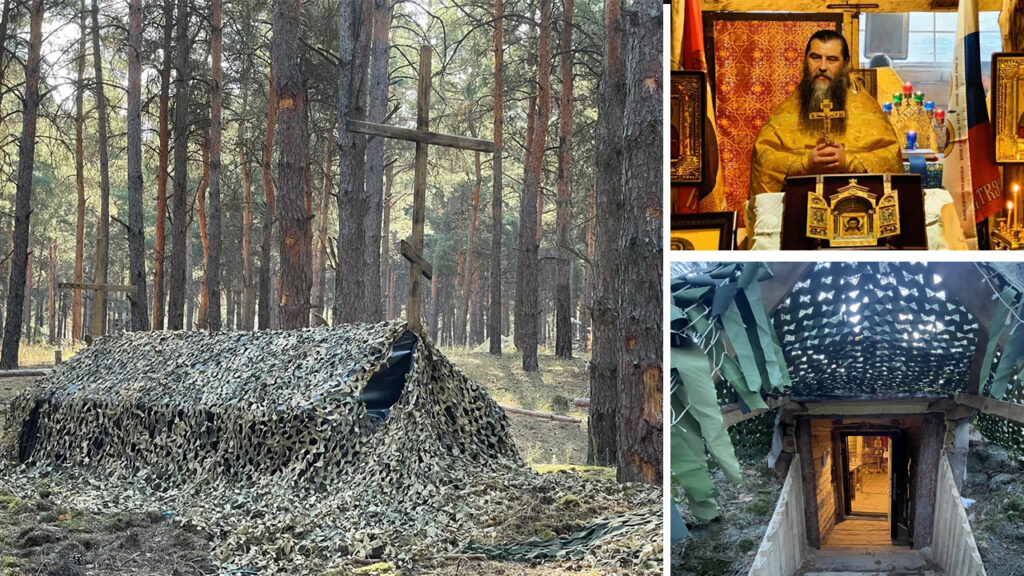 “Святі бліндажі”: росіяни будують на лівобережжі Херсонщини підземні церкви для військових з Криму