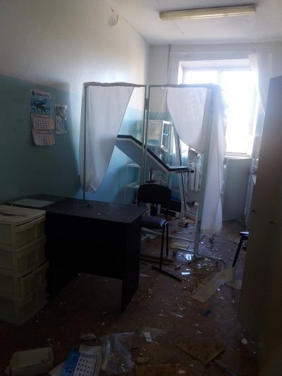 Пошкоджені коридори і вибиті вікна - як виглядає районна лікарня на Херсонщині