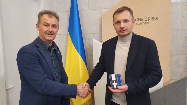 Директора біосферного заповідника “Асканія-Нова” нагороджено відзнакою “Хрест громадянських заслуг”