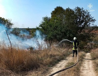 Вчора в Херсонській області рятувальники загасили 10 пожеж