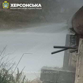 У Херсоні під час обстрілу пошкодили колектори каналізації