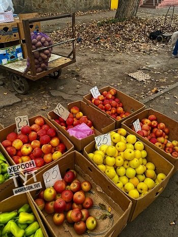 Ціни на продукти на херсонських ринках