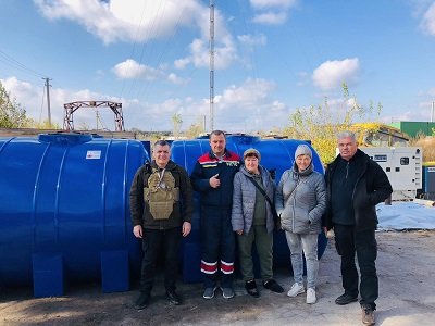 Станіславська громада отримала ємності для води