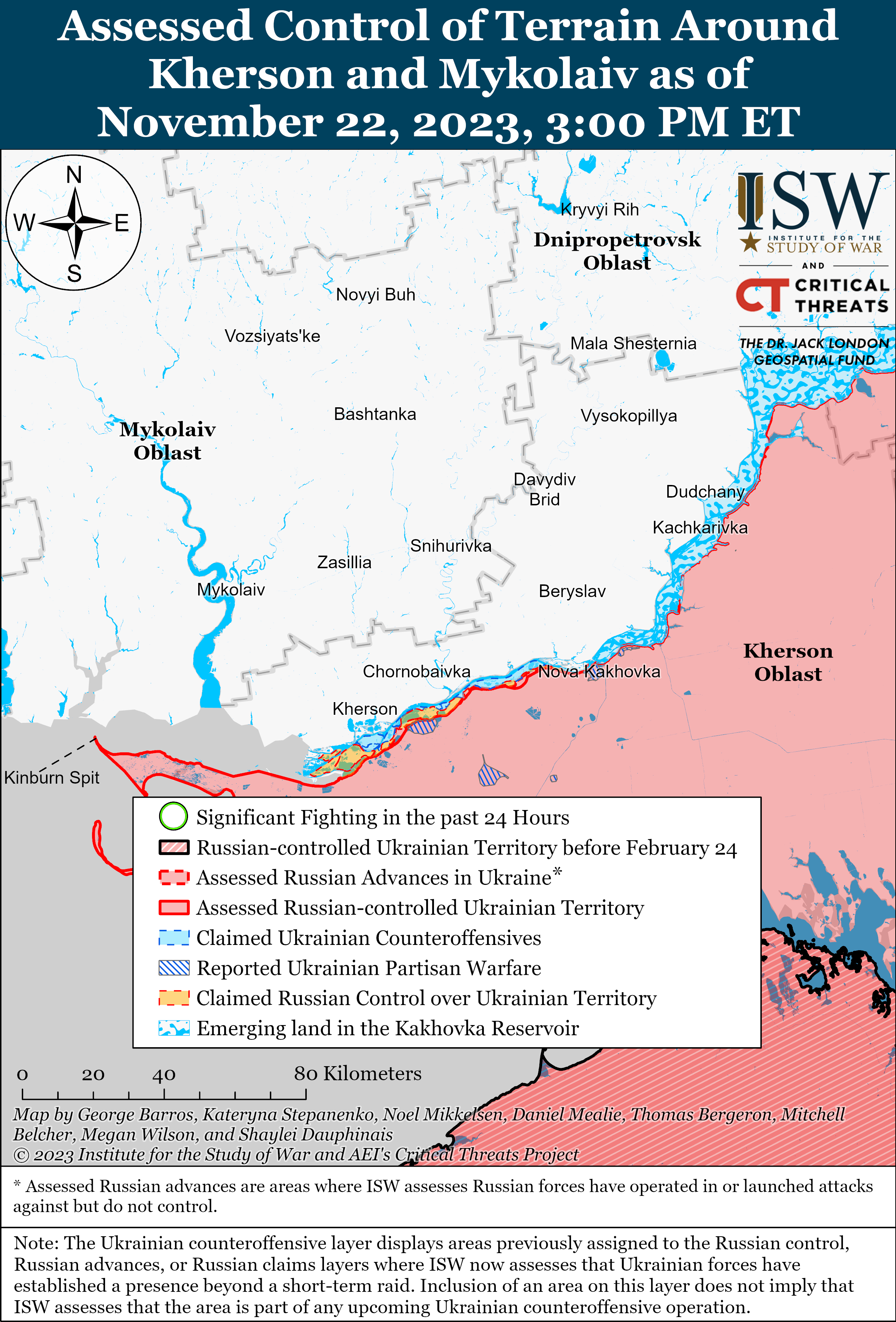 Плацдарм на лівому березі Херсонщини: в ISW повідомили, де закріпилися ЗСУ