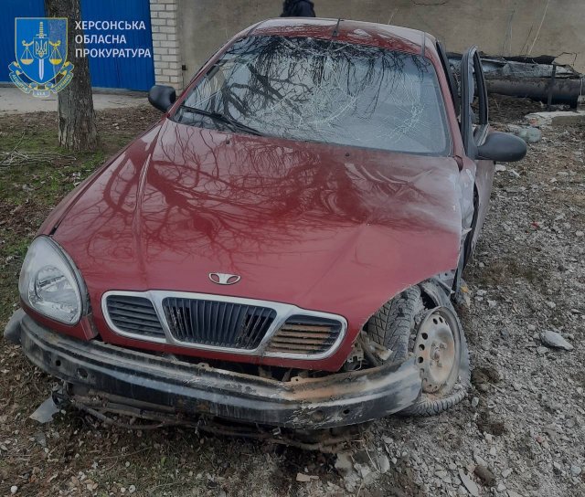 Внаслідок чергового ворожого обстрілу Херсонського району поранено чоловіка – розпочато провадження