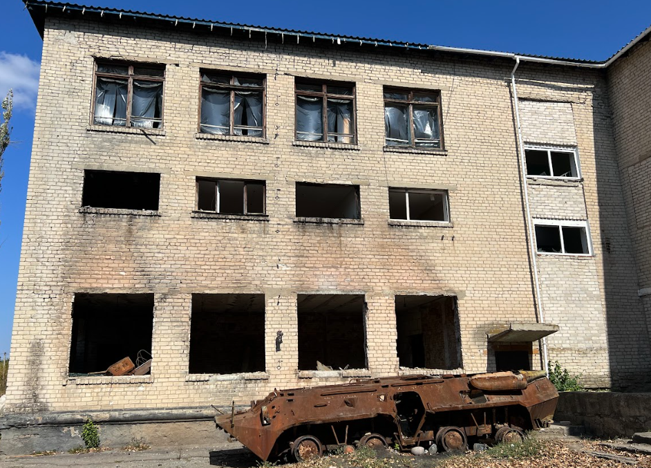 Школа в Хрещенівці. Фото: Олег Батурін/ЦЖР