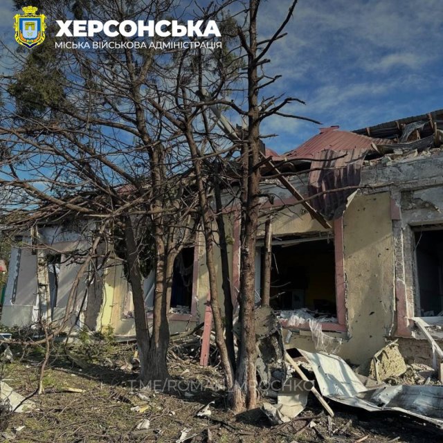 Російські окупаційні війська здійснили черговий обстріл Херсонської міської територіальної громади