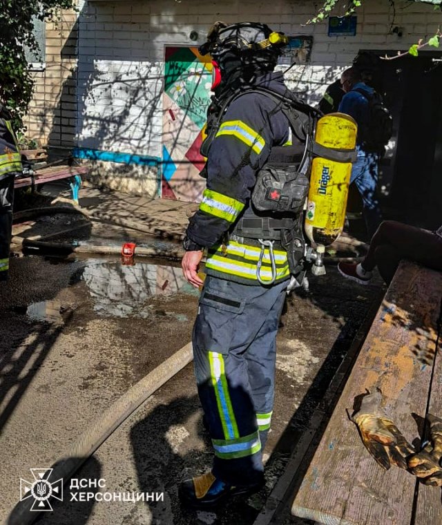 Херсонські рятувальники ліквідували пожежу в квартирі