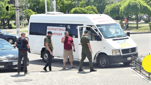 Не припиняється безкоштовна евакуація жителів Херсонщини